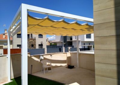 pérgola aluminio