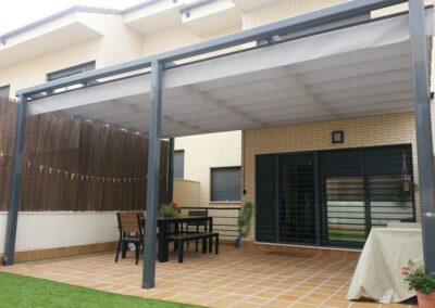 pérgola aluminio