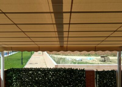 pérgola aluminio